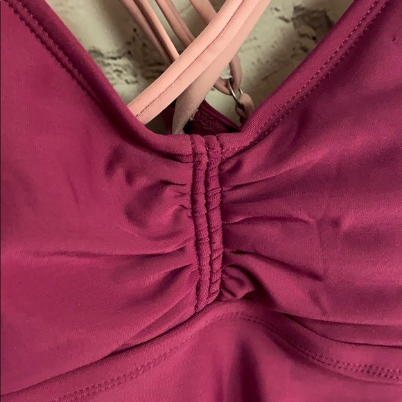Purple One Piece Swimsuit Medium #BB020 - Picture 4 of 8